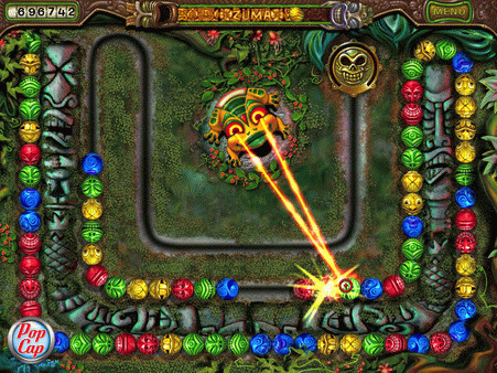 Игра Zuma's Revenge!, скриншот