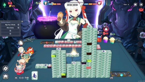 Игра 我在地府打麻将 - Demonic Mahjong, скриншот