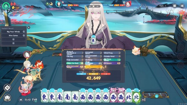 Игра 我在地府打麻将 - Demonic Mahjong, скриншот