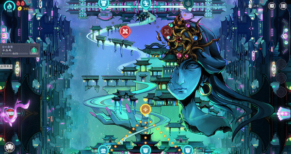 Игра 我在地府打麻将 - Demonic Mahjong, скриншот