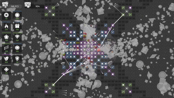 Игра 极简塔防 - Minimalist Tower Defense, скриншот