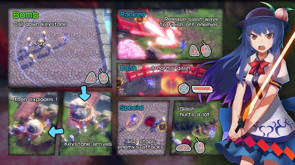 Игра 永远消失的幻想乡 ～ The Disappearing of Gensokyo, скриншот