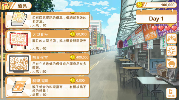 Игра 食用系少女 Food Girls, скриншот
