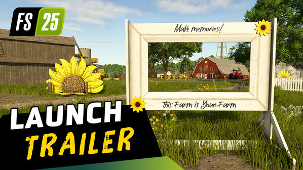 Превью трейлера игры Farming Simulator 25