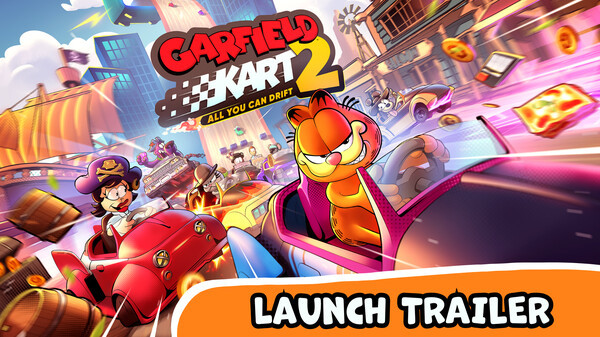 Превью трейлера игры Garfield Kart 2 - All You Can Drift