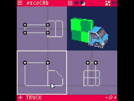 Превью трейлера игры picoCAD