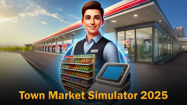 Превью трейлера игры Town Market Simulator 2025
